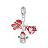 925 Silver Christmas Charms Santa Claus Snowman Beads Jewellery Fit 925 Bracelet Necklace for Women DIY Gift
