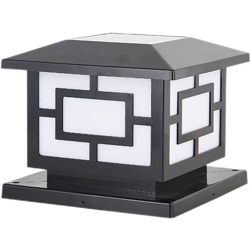 Solar Outdoor Post Cap and Guardrail Light for Courtyard and Construction Sites
