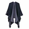 Women's Fashion Jacquard Imitation Cashmere Shawl - Thickened, Warm, Large Cape Scarf