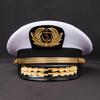 2025 UPF50+ Adjustable Sailor Cap - Waterproof Navy Hat for Men, Vintage Military Hat with Detachable Ribbon