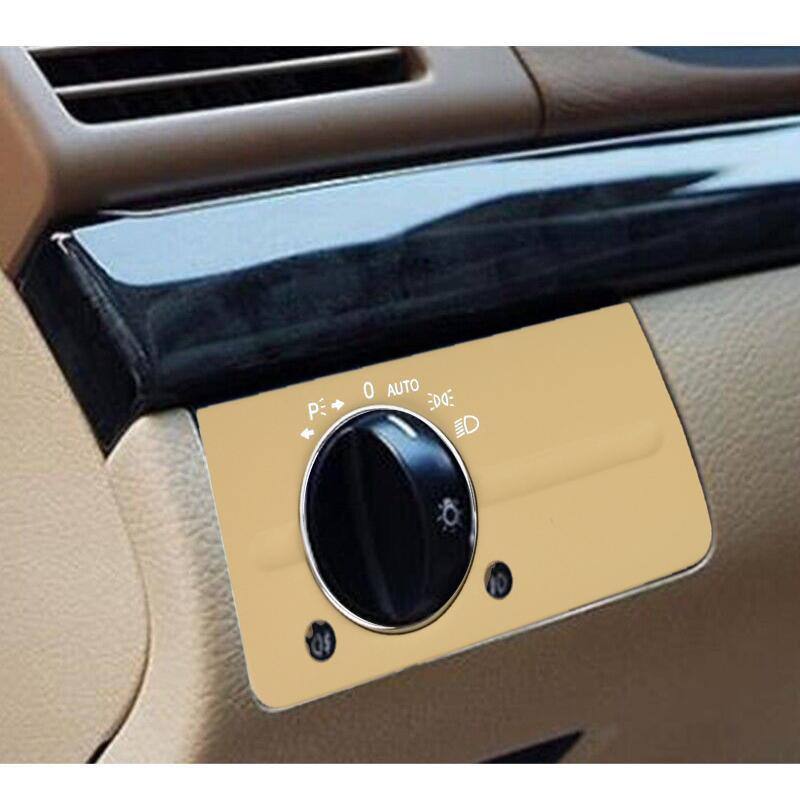Interior Beige Headlight Switch Button Panel Cover Trim Fit for Mercedes Benz W211 E Class 2003-2008 21154507049116