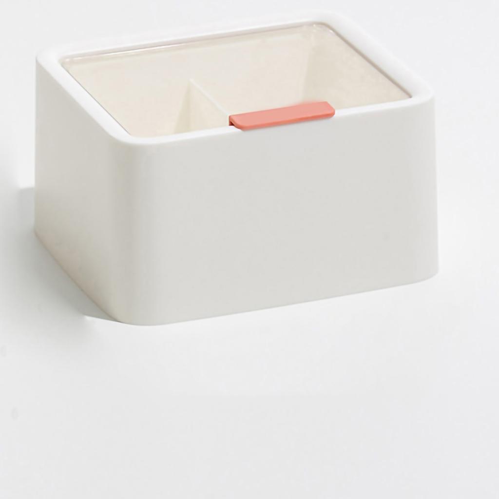 Pudełko do przechowywania szminek Duża pojemność Dwuwarstwowa konstrukcja kratki Przezroczyste pudełko do przechowywania z pokrywką