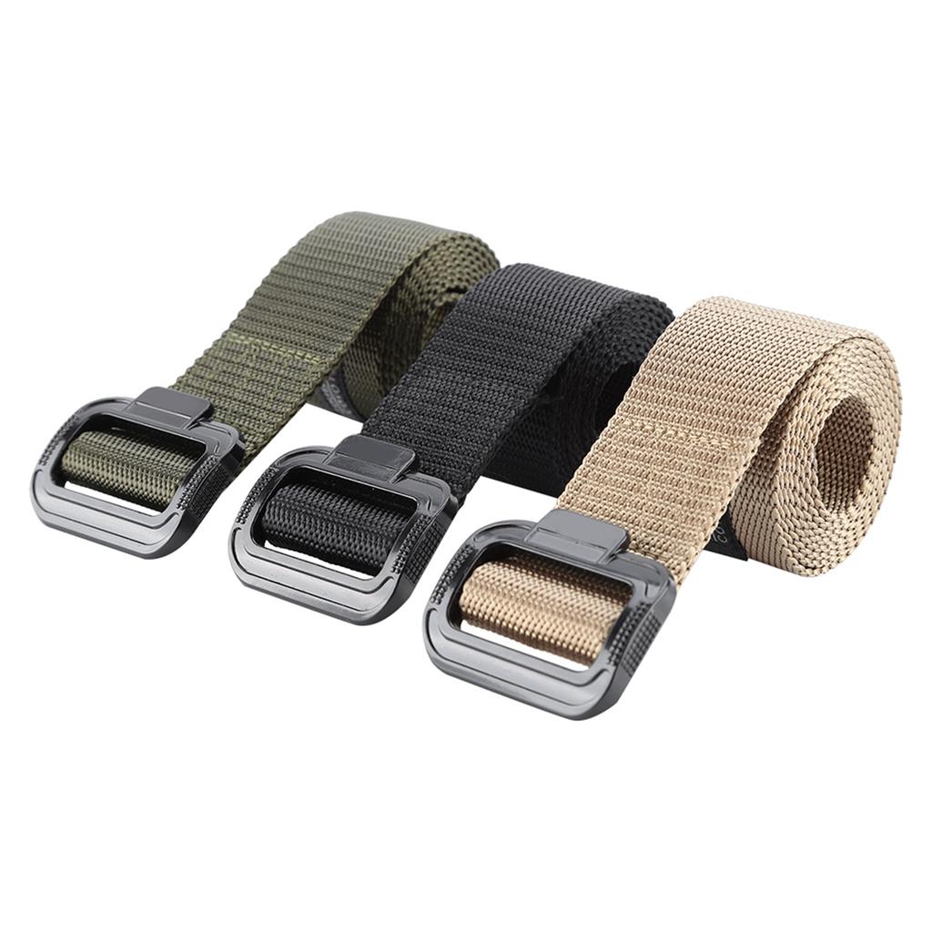 Waistband 3 Colors Unisex 1.5 inch Nylon Outdoor Security  Duty Belt With Metal Buckle
