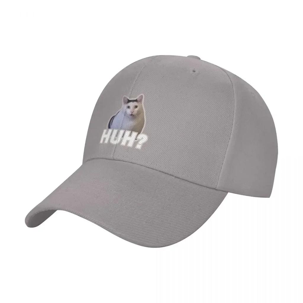 Huh Katze Meme Huh? Baseballkappe Strandausflug Modische Wanderkappe Golfkappe Damen Herren