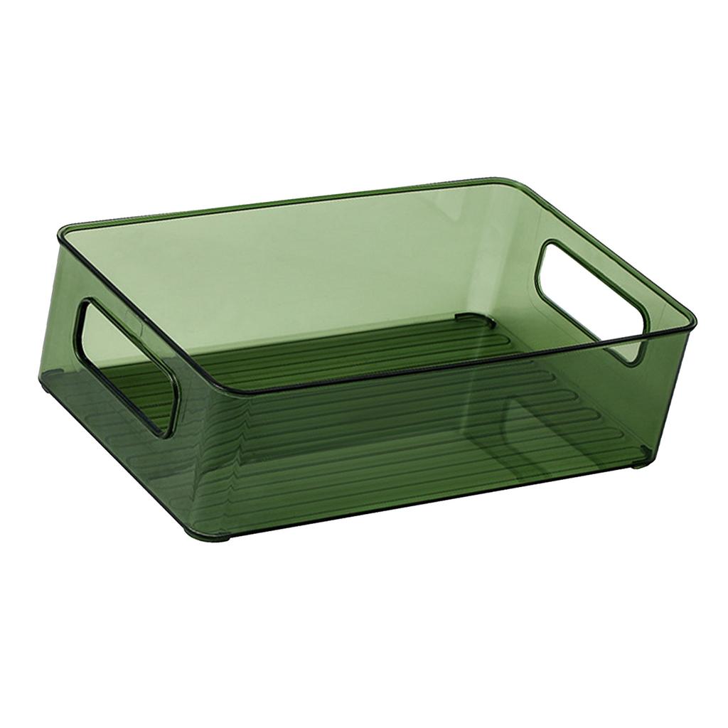 Makeup   PET Plastic Clr Bottom Stripes Desktop Storage Box for Skincare Stationary