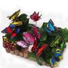 3D Butterfly Garden Stakes Set of 50 for Outdoor Decoration Plastic Rods for Various Garden and Event Applications