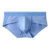 Männliche Frühjahrs- und Sommer-Sexy Reine Baumwolle U-Konvex Große Tasche Atmungsaktive Niedrige Taille Dreieck-Slips