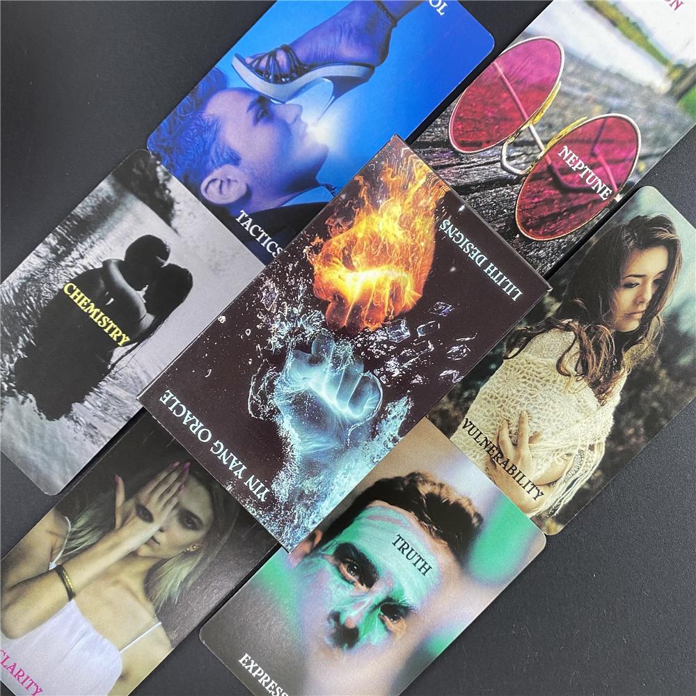 Dark Wood Tarot Family Gathering Chess Cards Board Game Deck Fortune Telling Spacious Moon Dog Divination Cat Abyss Oracle