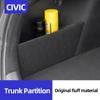 For Honda Civic 10th Car Accessories Car Storage Partitions Both Sides Trunk Storage Organizer Modification Interior