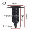 Nylon Car Mudguard & Bumper Clips for Chrysler and Ford