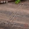 Three-layer Mixed-color Bead Mesh Chain Bracelet Necklace Set, Women's Advanced Sense Stacking Bead Necklace