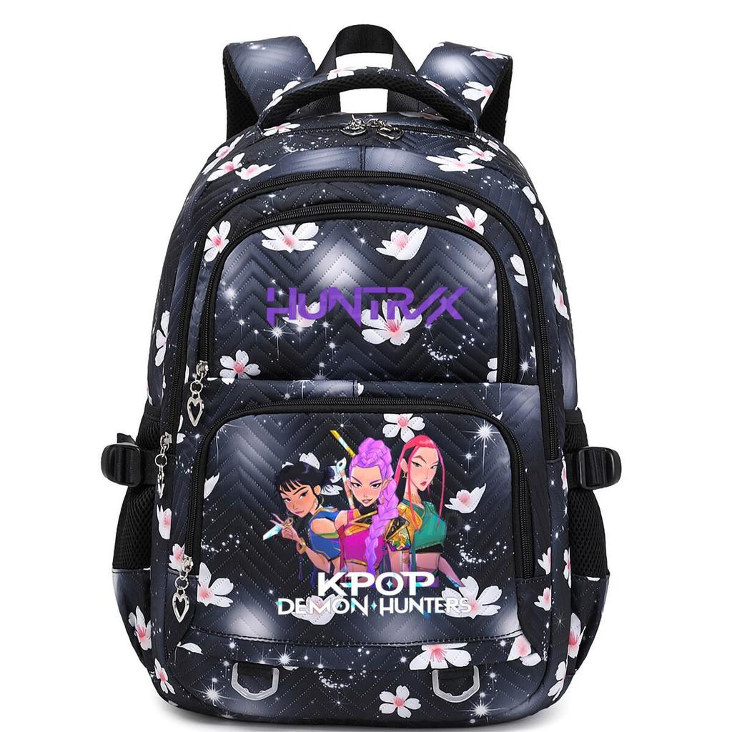 Demon Hunters KPop Demon Hunters Backpack Peripheral Korean Edition Fashion Student School Bag