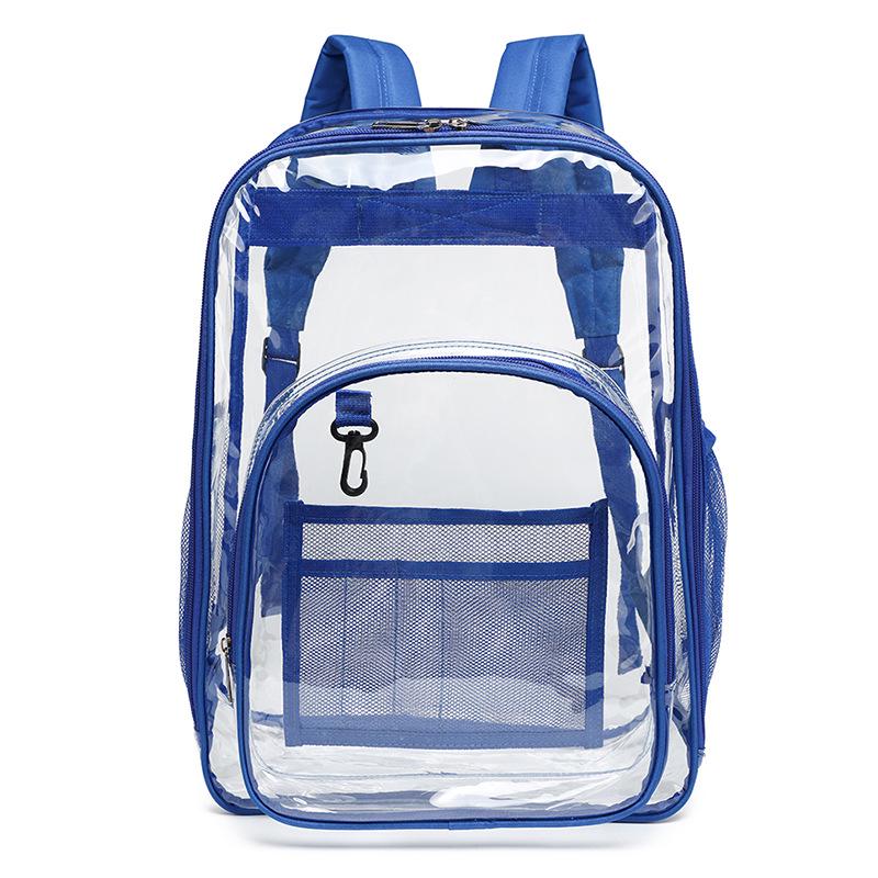 Eco-Friendly Transparent PVC Waterproof Ita Backpack for Students