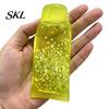 Toothpaste Tube Stress Reliever Clear Squeeze Toy, Relief Star Glitter Soft Toy Slow Rising Transparent Sensory Safe