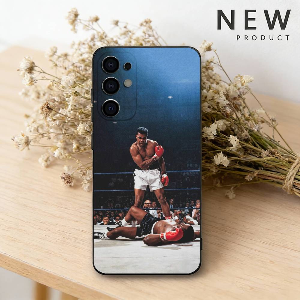 Boxing M-Muhammad Ali  Phone Case For Samsung S26,25,24,23,22,30,21,10,9,Ultra,Plus,Lite Black Soft Case Samsung S26Plus
