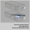 2pcs Under Bed Storage Box 10cm High Ultra-thin Storage Box With Lid Dustproof Clothes Organizer For Clothes Toys Comforters