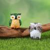 Owl Resin Small Ornament Miniature Landscape Decoration