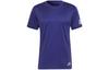 Adidas T Shirts Men's Purple Crew Neck Moderate Straight Fit HB7482