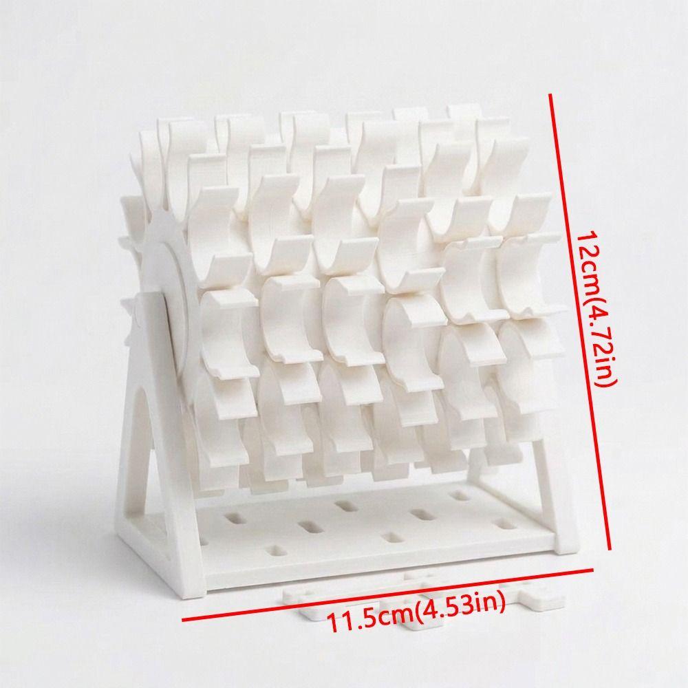 60 Slots Rotating Bobbin Thread Organizer DIY Sewing 3D Printed Sewing Thread Spool Holder Hand Crank Handmade Sewing Spool Rack