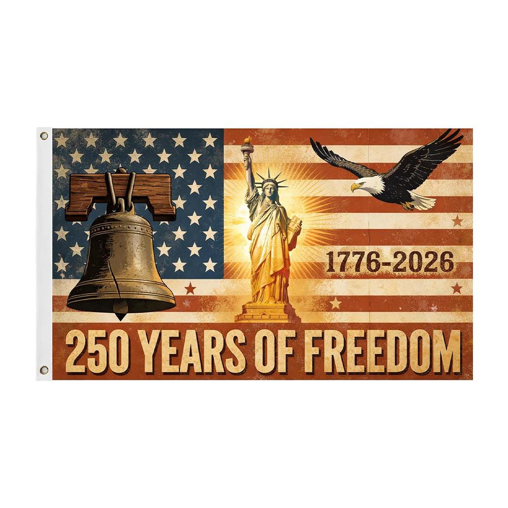 

Usa Patriotic Banner Standard Size American 250th Anniversary Flag 250 Years Commemorative Flag Patriotic 3x5 Ft American Flag