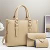Mother and Child Bag Three-piece Texture Handbag Fashion Shoulder Bag Women's Bag Quality