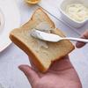 2 pieces butter knife stainless steel butter knife cheese spreader kitchen butter shovel multifunctional butter shovel 1