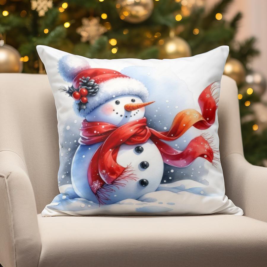 Home Decor Christmas Cute Animal Pillows Suitable For Sofa Bedroom Car Pillow Cover Cushion Rectangular Back Cushion