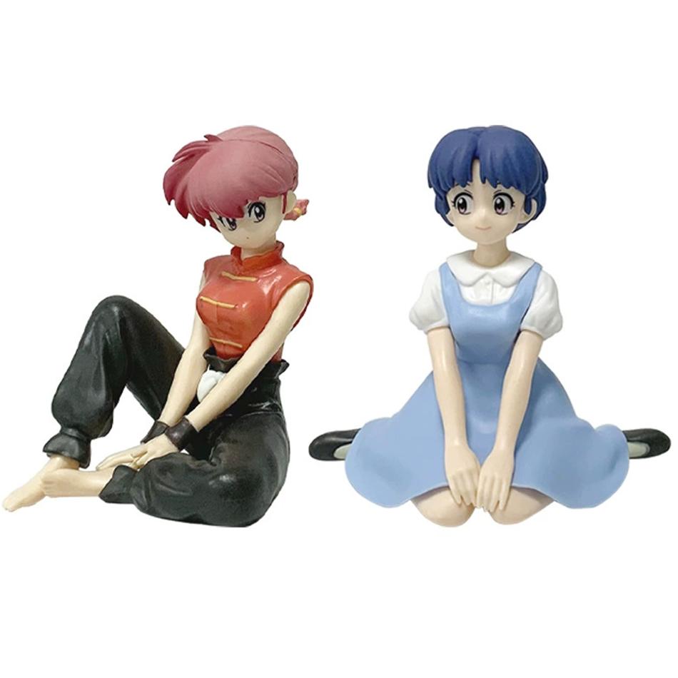 BANDAI BANPRESTO Ranma 1/2 Relax Time Shampoo Tendou Akane Ranma PVC Figure Model Collector Figurine Toy Gifts