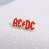 Fashionable Rock Acdc Band Pin Chic Geometric Letter Design Ideal Gift All For