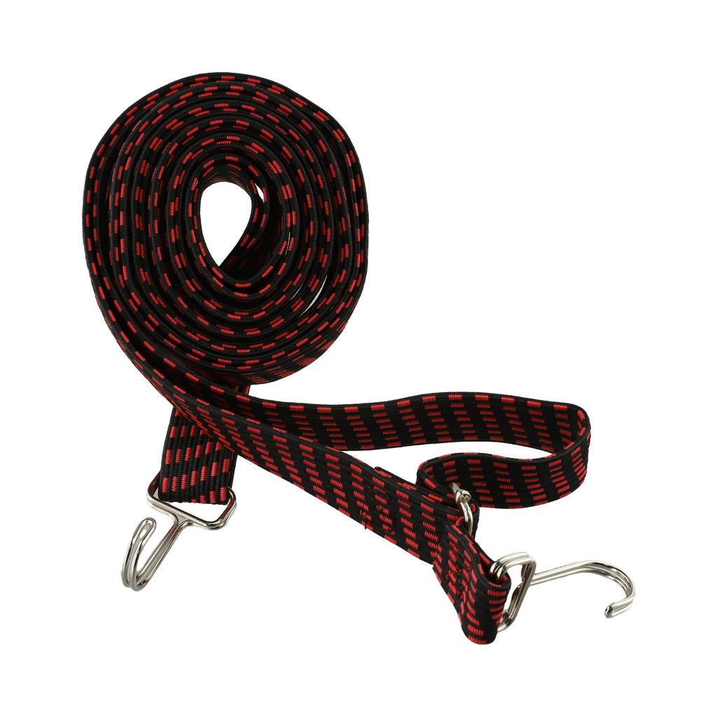 4 Meter Long Bungee Rope With Hooks Clips Heavy Duty Luggage Cord Rope Elastics Rubber Strap Fixed Band Hook Accessories