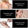 Durable And Safe Acupuncture Pen Stainless Steel Deep Tissue Massager Dual Head Facial Reflexology Acupressure Bar For Body Meridian Relief Pain