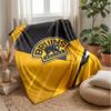 Coperta in Flanella e Pile Boston Bruins Coperta Calda e Accogliente per Divano, Letto, Viaggio Uso in Tutte le Stagioni