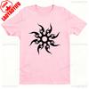 Two Time Unisex Unisexs Black Abstract Floral Geometric Print Tshirt Harajuku Graphic T Shirts Anime Clothes Cotton Y2k Clothes