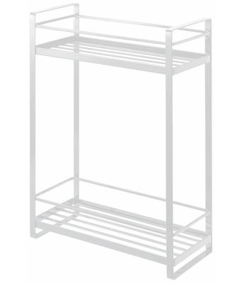 Yamazaki MIST Bathroom Dispenser W28 X X Model 2232 Stand, 2-Tier, White, Approx. D12.5 H38cm,