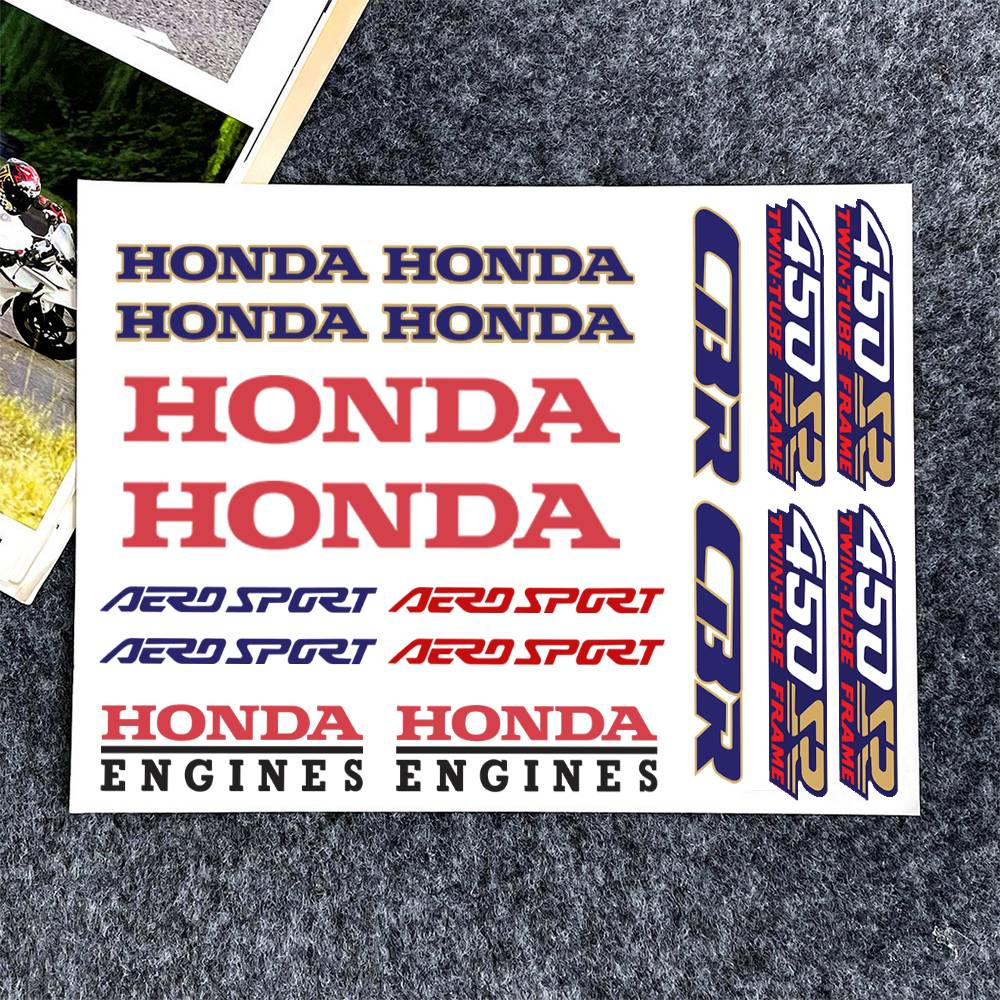 Kybn5 Honda-cbr 450 Japanese Motorcycle Sticker Suitable For Motorcycle Body Reflective Car Sticker Helmet Decal