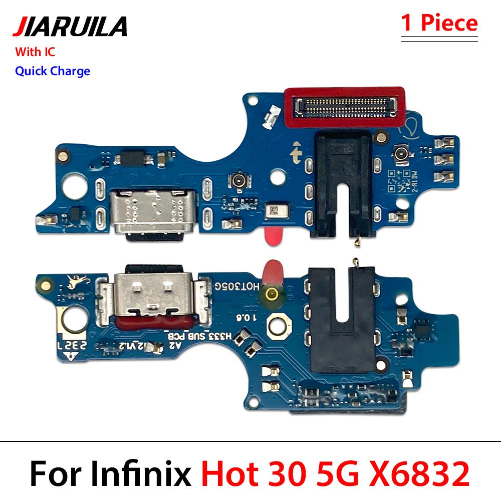 11Pcs , Usb Dock Charger Port For Infinix Hot 11 Play Smart 9 Spark 11C 1G Hot 11 Charging Board Module Flex Cable With Micro