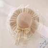 New bow lace straw hat women's summer seaside beach vacation sun hat large brim sun protection hat