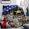 1PC US Air Force Recruiting Print Flannel Blanket, High quality All Seasons, Home Decor, Warmth and Comfort, Perfect for Christmas Gifts