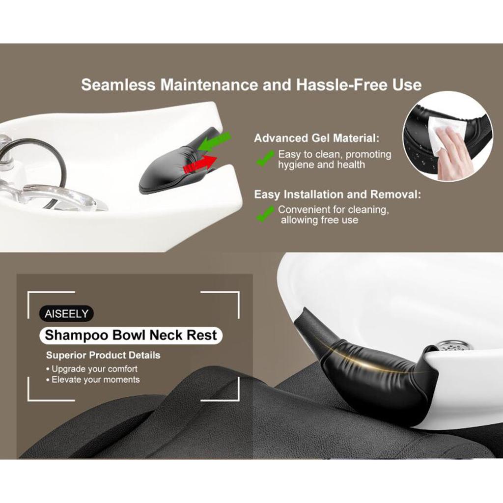 Washing Sink Neck Rest Pillow Hair Head Cushion Professional Comfortable Wash Beauty Basin Support Pad for Barber Salon