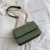 2026 Women's Korean Style Shoulder Bag: Simple Design, Chain Strap, Small Square Messenger Bag