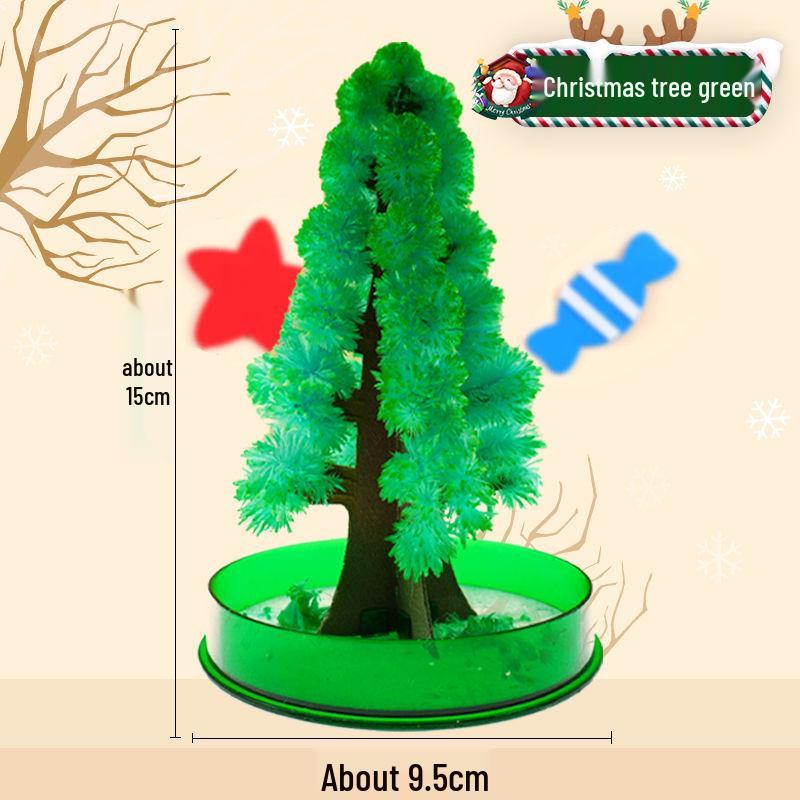 

Магічна Квітуча Різдвяна Ялинка Іграшка - Кристалічний Папір Святковий Подарунок для Дітей