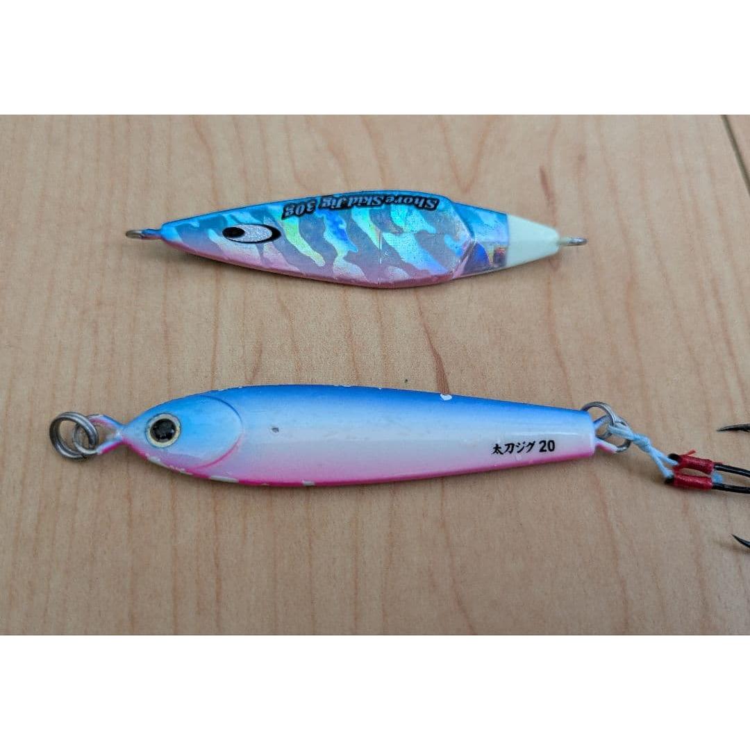 Used Jackson Tachi Jig 20g Abu Garcia Shore Skid Jig 30g