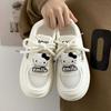 Students summer single mesh breathable big head muffin little white shoes children thick soles 2025 new popular casual net shoes