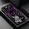 P-Pokemon Gengar Graffiti Case For iPhone 17 Air 15 16E 16 14 13 12 11 Pro Max XR 7 8 Plus SE 2020 Shockproof Matte Hard Cover