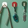 4Pcs Punch-free Hooks Strong Viscose Adhesive Hook Door Wall Bathroom Kitchen Key No Trace Viscose Coat Hook