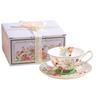 Light Luxury Bone China Teacup British Afternoon Tea Tea Set Coffee Cup Simple Luxury Cup Saucer Ceramic Exquisite