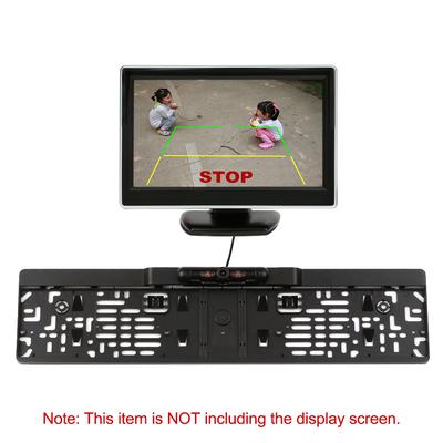 European License Plate Frame 4 IR LED Backup Camera Car Rear View Camera