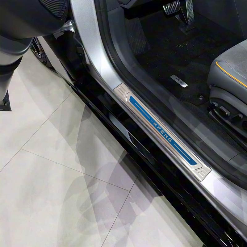 Für Xpeng P7 2025 Auto Türschweller Kratzschutzleiste Schutz Zubehör Edelstahl Kratzfest Schutz Verkleidung Styling Aufkleber 4 STK