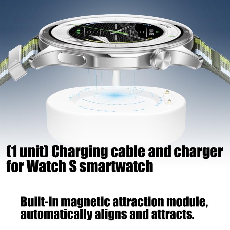 Portable Charging Cable for Smartwatch PVC Construction Universal Fit Rapid Charging Capability Includes Safety Features