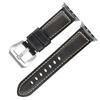 First Layer Real Cowhide Retro Leather Watch Strap Replacement for Apple Watch Series 1 2 3 4 5 7 8 9 SE Smart Watch Accessory